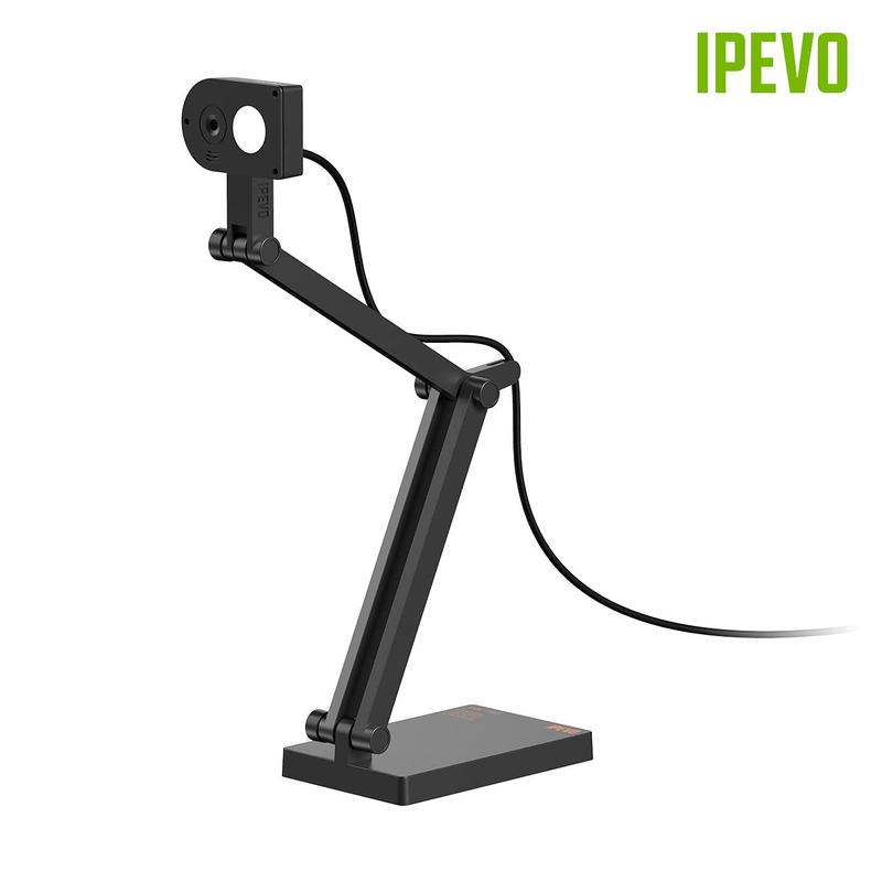 IPEVO V4K USBカメラ Câmera de Documentos IPEVO V4K PRO - Ultra HD USB com Microfone AI